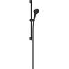 hansgrohe Activera S set doccia con asta, 2 tipi di getto, 28863670, Activera S nero opaco [Rubinetteria Bagno > Set Doccia]