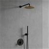 OMNIRES Y sistema doccia, miscelatore monocomando, SYSY35BLGL, Y nero opaco/oro [Rubinetteria Bagno > Sistemi Doccia da Incasso]