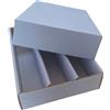 Weboxes Scatola Fondo / Coperchio 38 x 26 x 9cm (LxPxH) Confezione da 25 pezzi - carta da zucchero