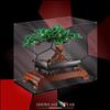 SHOWCASE LAB TECA IN PLEXIGLASS ACRILICO-SHOWCASE-TECA PER SET LEGO 10281 ALBERO BONSAI-LP53