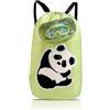 KASESSS Panda dei Cartoni Animati Borsa Piscina, Borsone Piscina, Zaino Piscinas Bambino, Borsa da Nuoto Asciutta e Bagnata, Grande Capacità con Busta Trasparente per Sport Viaggi, Scuola, Nuoto