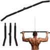 Fitarc Barra Lat Machine 102 cm, impugnatura antiscivolo a tutta lunghezza, barra Lat Pulldown per macchina a cavi, supporta presa stretta e larga