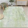 WUTONG Tappeto Salotto 160x200cm,Verde Moderno Morbido Tappeto Camera da Letto Lavabile,Astratto Pelo Corto,Antiscivolo per Soggiorno Ufficio Cucina