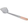 Craft Wok Grande spatola wok in acciaio inox con manico ergonomico in legno tradizionale asiatico utensile da cucina / 732W5-3