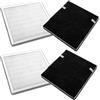 Trade-Shop - Set di 2 filtri (prefiltro + filtro HEPA + filtro ai carboni attivi) per Beurer LR200 LR-200, LR210 LR-210 sostituisce 660.04 / purificatore d'aria