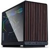 LIAN LI Case Lian Li DAN Cases A3-mATX Wood Edition Vetro Temperato Micro-ATX Nero