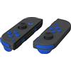 eXtremeRate Tasti Kit per Nintendo Switch/OLED Joycon,Pulsanti SR SL L R ZR ZL ABXY Direzionali Trigger Grilletto Pezzi di Ricambio con Cacciaviti per Switch/OLED,Senza Joycon-Blu