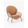 Westwing Collection Poltrona con schienale alto Alysa