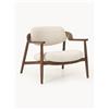 Westwing Collection Poltrona lounge in legno di quercia Rae