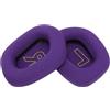 OEM Cuscinetti di ricambio per cuffie on-ear wireless - morbido tessuto proteico - rete traspirante - facile da montare - viola.