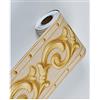 tooloflife Confezione da 2 rotoli di carta da parati autoadesiva in PVC giallo elegante per la decorazione del soffitto della casa