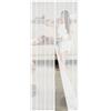 Sekey 80x220 cm Zanzariera Magnetica per Porta, anti Insetti, per Legno, Ferro, Porte in Alluminio, Facile da Installare, Non è Necessario Praticare Fori, Apertura e Chiusura Silenziosa, Bianco