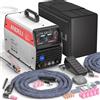 ANDELI 10-in-1 Saldatrice TIG ACDC 205A con pedale - Forme d'onda Rettangolare/Sinusoidale/Trapezoidale/Pulsata | Funzioni: MMA/Saldatura a Freddo/Spot - Display LCD - 230V - TIG-205 PRO