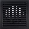 Steinberg14 Griglia di Ventilazione Antracite Ø 125 mm con Cursore con Flangia, Griglia di Chiusura, Griglia in Plastica ABS