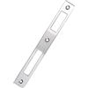 Duronge Frontale In Acciaio Inox, Frontale Angolare, Battuta per Serrature, 1 Pezzo di Frontale D'Ingresso per Porta di Camera per Serrature (172 mm x 22 mm x 1,1 mm)