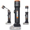 WORX WX027.9-Torcia LED 4 funzioni, 20 V S/Bat, Nero