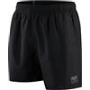 Speedo Men's 16 Watershort Swimming Trunks| Quick Dry | Comfortable Fit | Classic Style | Drawstring Waist, Black, XS