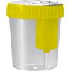 Comifar SILVER CROSS CONTENITORE URINA STERILE 120 ML TAPPO A VITE GIALLO