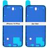IS-TECK Set di 2 adesivi di ricambio per iPhone 14 15 16 Plus Pro Max per cover posteriore e custodia, impermeabili, pellicola adesiva (iPhone 14 Plus)