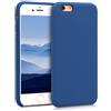 kwmobile Cover per Apple iPhone 6 / 6S Custodia - Back Case per Smartphone in Silicone TPU - Protezione Gommata - blu marino