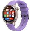GIOPUEY Cinturini Compatibile con Balance, Morbido Silicone Cinturino [Resistente all'Usura] [Traspirante] - Purple