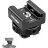 NEEWER Adattatore Cold Shoe Compatibile con DJI Mic 2 Rode Wireless GO II Hollyland Saramonic NEEWER Mini Microfono Wireless, Design del Contatto Offset Anti Interferenza per Flash Speedlite, UA079