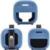 Yaowanguan Custodia in Silicone per Bose Nuovo SoundLink Micro (2ª Gen) Diffusore portatile,per Bose SoundLink Micro 2nd Gen Manicotto da Viaggio Portatile Borsa di Trasporto con Moschettone,Blu
