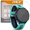 REY Pellicola salvaschermo per Garmin Forerunner 735XT - Forerunner 265 46mm - Fenix 7 47mm - Fenix 7 PRO 47mm, Vetro temperato, di qualità Premium