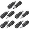 QUARKZMAN Adattatore Connettore Alimentazione DC 5,5x2,1mm a 5,5x2,5mm 10Pz