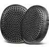 SOULWIT Cuscinetti di ricambio per Skullcandy Riff,Riff2 cablate/wireless cuffie,cuscinetti auricolari con pelle più morbida,schiuma di isolamento acustico-Nero