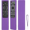 CTRLBETTER Custodia Telecomando in Silicone Compatibile Con Samsung BN59-01358B BN59-01363J BN59-01363B BN59-01311B TV Telecomando Copertura Protettiva Antiurto Con un Cordino(Viola)