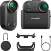 AKASO Keychain3 Action Cam 4K, Mini Fotocamera con Scheda 64GB, WiFi Integrato, Stabilizzazione Video, Montaggio Magnetico, Impermeabile IPX8 fino a 3m, POV a Mani Libere