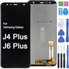 iYAiYO Schermo LCD Display Digitalizzatore Touch Screen Ricambio Compatibile con Samsung J6 Plus/Samsung J4 Plus Schermo Completo con Strumenti-Nero