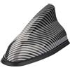 Bingfu Copriantenna Pinna Squalo con Motivo Fibra di Carbonio per Radio AM/FM, Bassa Resistenza al Vento, Alloggiamento ABS Resistente Antenna Ricambio con Nastro Adesivo per Maggior Parte delle Auto