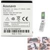 Aousavo SHELL01A - Batteria di ricambio compatibile con Doro 605,Doro 610,Doro 611,Doro 612,Doro 632,Doro 622,Doro 520X,Doro 409,Doro 410