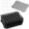 YIYIZI Tappetino Repellente per Gatti,24 Pezzi 20x15cm Plastica Rete per Gatti con Punte con 24 Picchetti, Gattis, Cani, Volpi,Dissuasore per Gattis per Giardino, Divano - Barriera Interno/Esterno