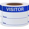 Hybsk Visitor Pass Blue Visitor Identification Labels Stickers 300 etichette per rotolo