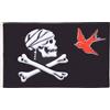 AZ FLAG Bandiera Pirata Sparrow 90x60 cm Poliestere 100D 2 Occhielli | Uso interno ed esterno bandiera decorativa dei pirati doppie cuciture e bordi rinforzati con occhielli metallici
