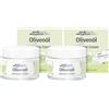 Medipharma Cosmetics Dr. Theiss - Olivenöl Crema Viso Intensiva - Trattamento Antirughe con Olio di Oliva Toscano, Retinolo (Vit. A) e Vitamina E - Idratante Nutriente per Pelle Secca e Matura - 50 mlx2