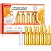 Henjunu Fiale Siero Vitamina C 7x2ml,Fiale per la cura del viso,fialecon effetto lifting immediato,Siero di vitamina C,fialeper la cura del viso,Illumina e Idrata la Pelle,cura del giorno uomo e donna
