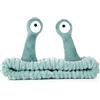Molain Fascia Per Capelli Il Viso Con Palma E Lumaca Fascia Elastica Per Capelli Da Donna In Pile Di Corallo Accessorio Creativo Per Lavare Il Viso Doccia Sport Bellezza Cura Della Pelle (Verde)