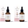 DAERMA - LABORATORI ITALIANI BENESSERE DAERMA SIERO VISO da 50 ml con Vitamina C, 4 diversi tipi di Acido Ialuronico e Vitamina PP. Vegan, non contiene Parabeni, Petrolati, Siliconi e PEG. (Confezione da 2)