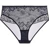Dorina Perfect Lace Slip Midi - Materiale Traspirante e Look Senza Cuciture - Morbida Biancheria Intima Elasticizzata per Stratificazione Invisibile, Nero