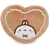 NICI Peluche MOLANG Cuore Pan di Zenzero 10 cm - Morbido e Tenero, Idea Regalo | 63310