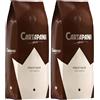 Cartapani 1951 | PRESTIGIO 100% ARABICA in grani | caffè pregiato dal gusto dolce e delicato | 1kg (Confezione da 2)