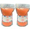 Hopser Food Fun 1 KG di zucchero colorato aromatizzato allo zucchero filato colorato | gusto fragola (Confezione da 2)
