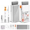 DCDFMN Kit di pulizia elettronica per la pulizia dello schermo del computer portatile, perfetto per iPad, MacBook, iPhone, tablet e PC con spray per una facile pulizia (bianco)