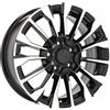 Cerchi in lega Dedica per Fiat modello B1370 6.5x16 Nero Lucido