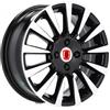 Cerchi in lega Dedica per Fiat modello BK743 6.0x15 Nero Lucido