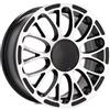 Cerchi in lega Dedica per Fiat modello LU392 6.0x15 Nero Lucido